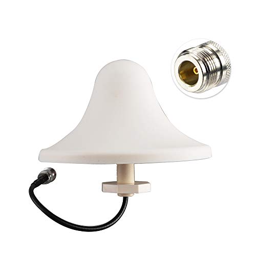 Superbat Ceiling Mount Dome Antenna, 3G/4G LTE Antenna Internal Wide Band Omni-Directional N Type Antenna for Wireless Security Cams Router Gateway Indoor Antenna etc.