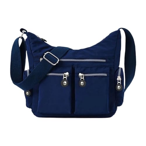 Sac bandoulière femme multi-poches en toile pour le quotidien