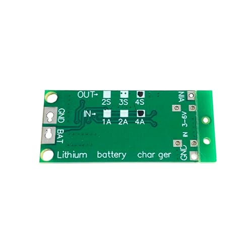 Image of ROBOWAY 10Pcs 4S 4A Polymer Lithium Ion Charger Type-C | 14.8V 18650 Battery Charging Module | USB-C Input, Boost Converter, LED Indicator, Overcharge Protection (Pack of 10)