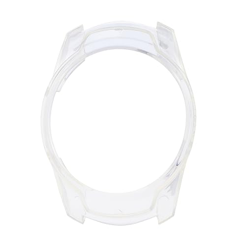 HOMSFOU Carcasa de Reloj Inteligente TPU Bisel Cubierta antiarañazos Reloj Kit de fijación Sentido Pro alfiler Pararse relógios Carcasa de Reloj Inteligente a Prueba de Golpes Transparent