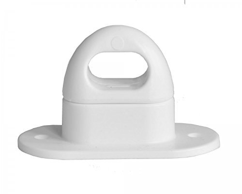 Lot De 5 Bouchons De Protection Pour Oeillets Ovales 42x22 Mm - Plastique Gris, Hauteur 40 Mm
