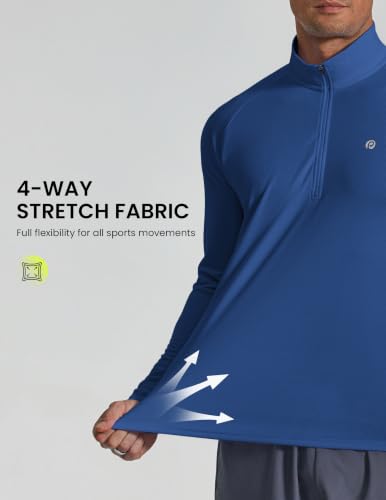 (Campaign lD:1VLL9EA2UUTFC，Commission rate:10%) + PINSPARK Men's 1/4 Zip Pullover Quarter Zip Athletic Golf Shirts - image 4