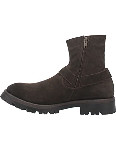 Image of Dingo Mens Road Trip Round Toe Motorcycle Casual Boots Ankle
