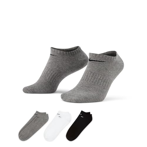 Image of Nike Unisex Adult Everyday Lightweight Training No-Show Socks (3-Pack) | Mens and Womens