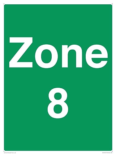 Panneau Zone 8 A3P pour organiser la signalétique d'entrepôt