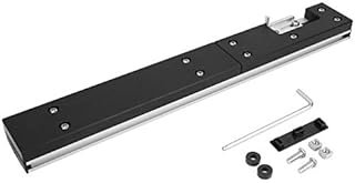 Aluminum Box Joint Jig,450x60x30mm / 17.7x2.4x1.2in,for Miter Gauge Woodworking Table Saw Tools