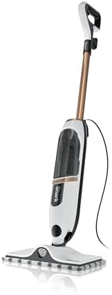 Shark SteamSpot Steam Mop with Steam Blaster Technology, 3 Steam Modes, 2 Washable Pads, XL Removable Water Tank, Lightweight, Steam Cleaner for Sealed Hard Floors, Hardwood, Tile, Laminate, S2001C