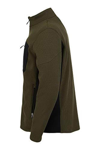 Image of Spyder Men's Bandit Hybrid Full Zip Mid Layer Jacket
