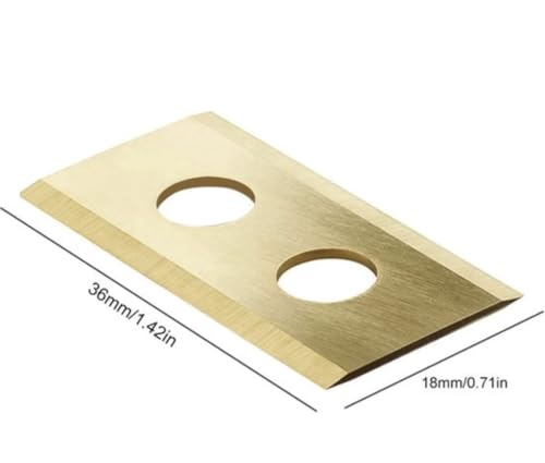 30 x titanium messen, robotmaaier messen, reservemessen voor robotmaaiers, reservemessen geschikt voor Worx Landroid en LandXcape, Zoef Robot - Afbeelding 4