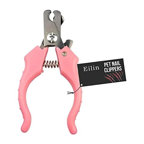 Eilin Pet Cut Nail Clippers for Small Medium Animals Cat Dog Claw Trimmer Home Grooming - Stainless Steel Kit Tool for Tiny Bunny Rabbit Bird Puppy Kitten Ferret Cover