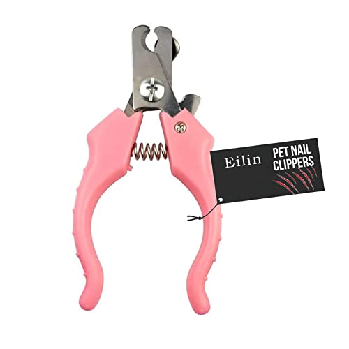 Eilin Pet Cut Nail Clippers for Small Medium Animals Cat Dog Claw Trimmer Home Grooming - Stainless Steel Kit Tool for Tiny Bunny Rabbit Bird Puppy Kitten Ferret