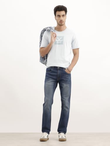 Image of WROGN Men's Cotton Stretch Jeans | Solid | Slim Fit