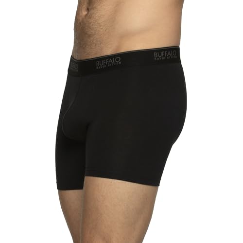 Felina Buffalo Men's Micro Stretch Boxer Briefs 4-Pack – Moisture-Wicking, Breathable3
