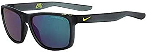 Nike EV0989-063 Flip R Sunglasses (Frame Grey with Green Flash Lens), Matte Anthracite/Cyber Nike EV0989-063 Flip R Sunglasses (Frame Grey with Green Flash Lens), Matte Anthracite/Cyber