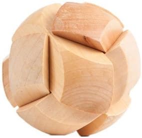 Grant's Warped Ball Large 3D Wooden Puzzle Brainteaser