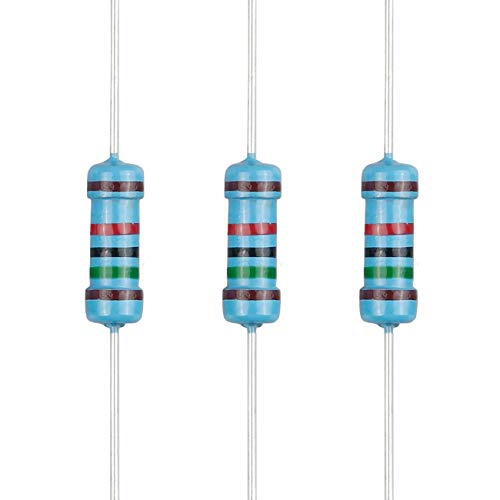 EDGELEC 100pcs 15K ohm Resistor 1/2w (0.5Watt) ±1% Tolerance Metal Film Fixed Resistor, Multiple Values of Resistance Optional