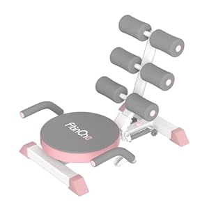 FitinOne Foldable AB Workout Machine ,Automatic Spring Rebound Assist Abs and Total Body Smart 10 min Workout & Cardio Machine,Roller Foam Massage for Back Lumbar Muscle,Fitness Sit-Up Device for Home Gym