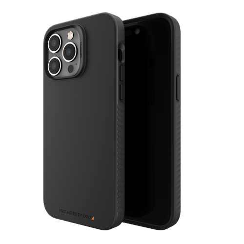 ZAGG Gear4 Rio D30 Coque de Protection Compatible avec iPhone 14 Pro Max, résistante aux Chocs, Compatible MagSafe, Chargement sans Fil, 5G, (Noir)