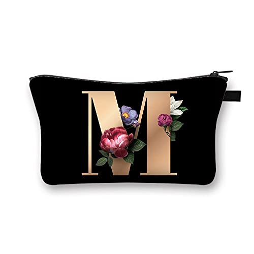 Domybest FR Trousse de Maquillage Femme Voyage Pochette de Maquillage en Polyester Imprimé Lettres Trousse de Toilette Petit Sac Cosmetique Cover
