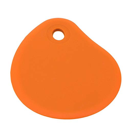 Oulensy 1x Nettoyage Rouge Bol Silicone Pan Pot Scraper Disponible Crème Hanging Unité de Mesure Conversion Spatule Cuisson Outil