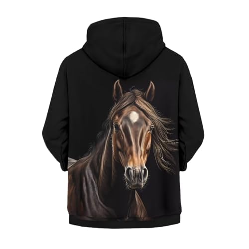 Image of Unisex Zipper Sweatshirt Boys Girls Hooded with 2 Pocket Pullover Hoodies for 6-16Y Kids