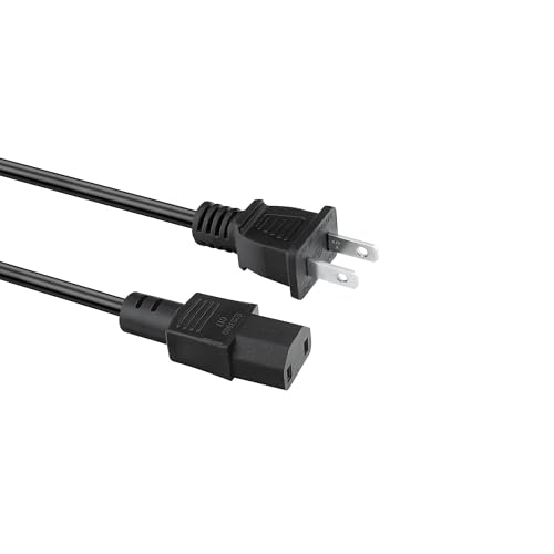 PKPOWER 6ft UL AC Power Cord Cable for Denon AVR-X3700H AVR-X4500H 9.2-Channel AV Receiver