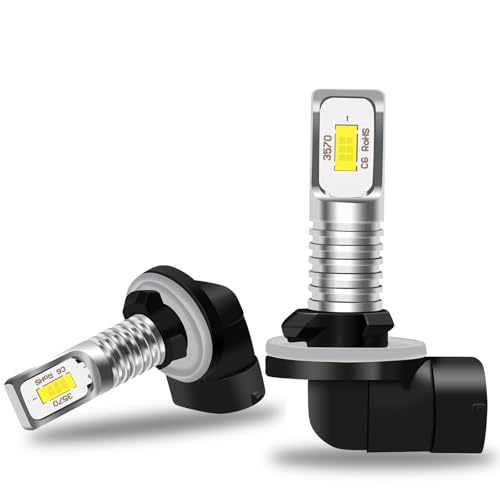 Dechiramo Compatible for Kubota RTV1140 RTV1100 RTV900 RTV500 RTV400 bulbs,881,862,886,894 896 Fog Light Bulbs,6000K White light,1?1 Plug and Play,2-Pack