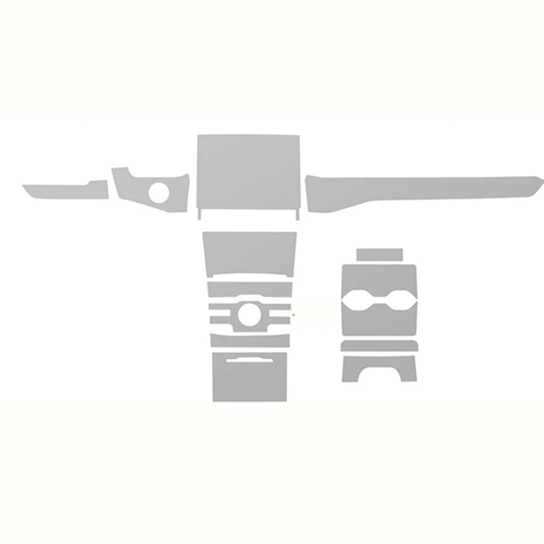 Film protection intérieur TPU Jeep Grand Cherokee transparent et anti-rayures pour console LHD