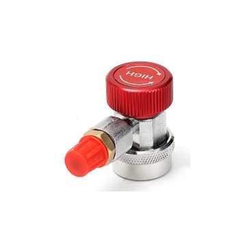 AMAZOR R134A H Type Ac Manifold Gauge Quick Coupler Adapters Set - Red-image-15