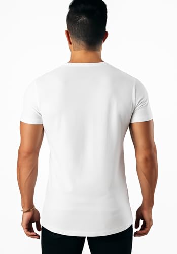 Image of Regular Fit Solid Men's Henley Neck Half Sleeve Cotton T-Shirts