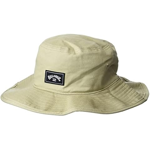 BILLABONG Men's Big John Safari Sun Protection Hat with Chin Strap, Desert, One Size Cover