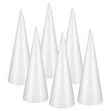 Permet de réaliser diverses décorations : utilisez des cônes en bois blancs et en mousse pour créer des centres de table, des couronnes ou décorer un bureau ; cônes en polystyrène ou en mousse pour décorer un sapin