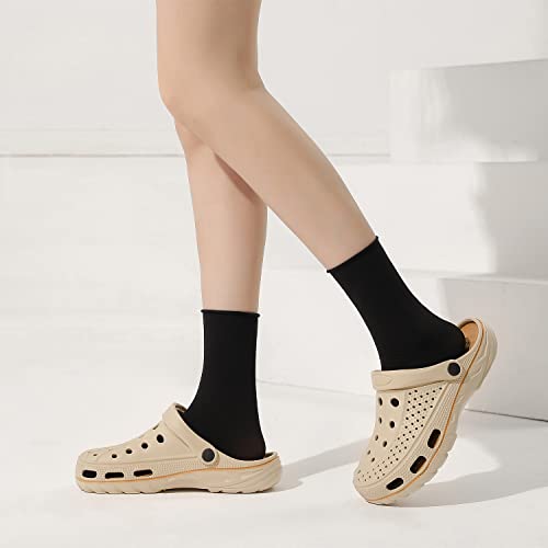 Image of ChayChax Men's and Women's Arch Support Clogs Garden Shoes Slip-on Outdoor Beach Water Sandals with Removable Cushion Footbed