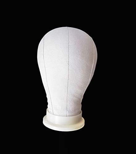 Miniatura 2 de FixtureDisplays 18814-22 - Peluca con cabeza de maniquí de corcho de 22.0in