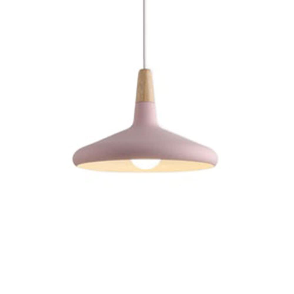 HAIIQU Modern Pendant Light LED Modern Pendant Lighting With Wood Accent Metal Triangle Ceiling Hanging Light Industrial Indoor Hanging Lamp For Kitchen Dining Room Bedroom Restaurant