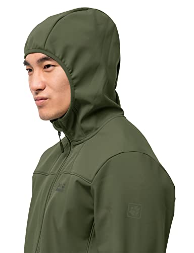 Chaqueta Jack Wolfskin para abrigarse del viento en la montaña sin pasar calor 3