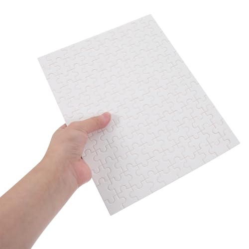 Rompecabezas en blanco para sublimación sin burbujas, set de 5 piezas de 20x25 cm para DIY 4