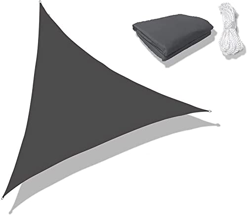 Voile d'ombrage triangulaire 5x5x5 m imperméable protection UV jardin terrasse