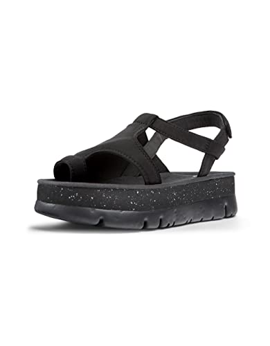 Camper Oruga Up-K201543, Sandalia Mujer, Negro, 37 EU