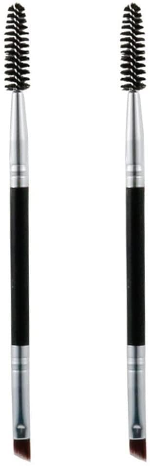 2 Pcs Eyebrow Brush Eye Brow Tint Brush Eyebrow Spoolie Brush Black Eyelash Brush for Tinting Eyebrow Eye Makeup Strong and Long-Lasting