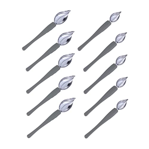 Cabilock Cucharas para Decorar Postres Inoxidable Utensilios de Piezas Herramientas para Presentaciones Elegantes Cucharas para Salsas y Chocolates Decoración de Platos