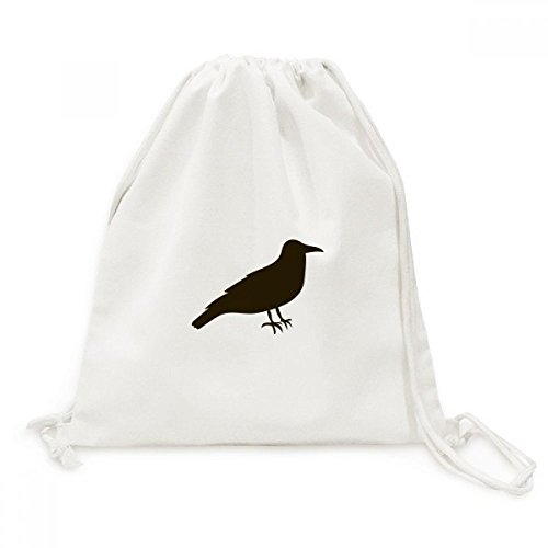 Toile Drawstring Backpack léger évite les sacs lourds en voyage