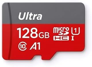 128GB Micro SDHC Memory Card | High-Speed 150MB/s Read | Durable & Waterproof| Class 10 Micro 128 GB MicroSD Card Compatible with Mobile, Camera, Computer, Tablet