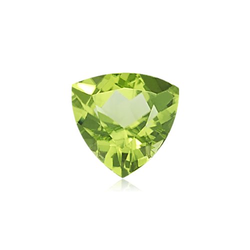Instagem 0.45-0.59 Cts of 5 mm AAA Trillion Peridot (1 pc) Loose Gemstone2