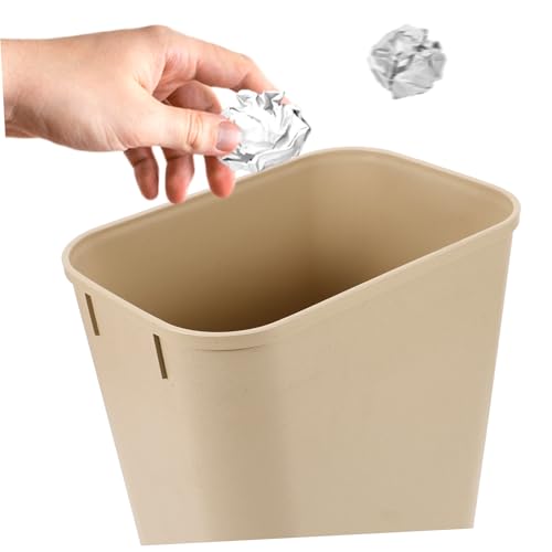 Caneca de basura rectangular de plástico para hogar miniatura 6
