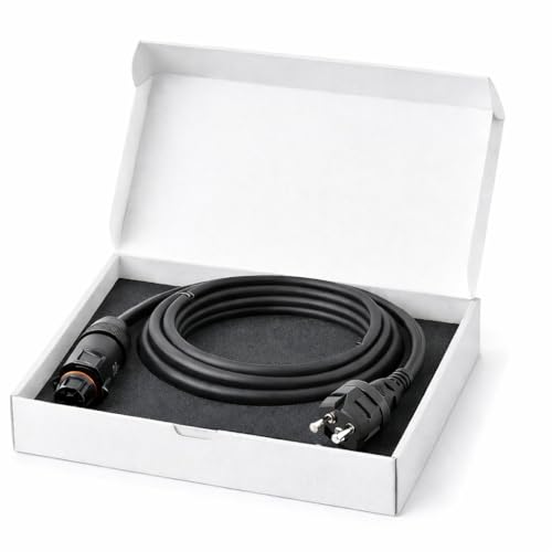 DEYE LY01 Câble adaptateur Schuko - Prise PV solaire - Compatible avec les micro-onduleurs Deye -...