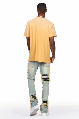 Men's Fateh Stacked Flare Jean4