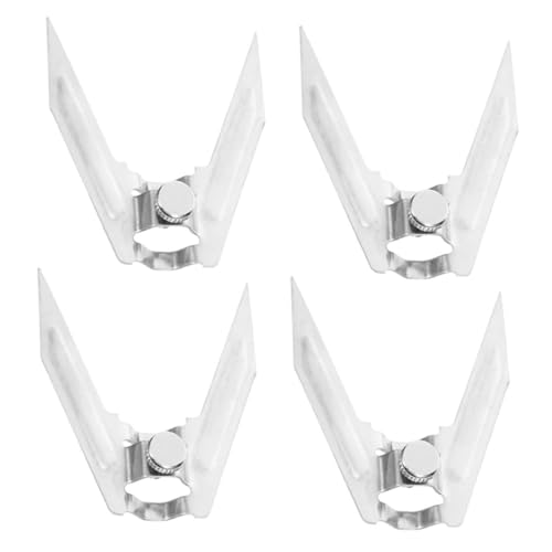 OFFSCH 4pcs Stainless Steel Chicken Forks Rotating Spit for Barbecue Easy Insertion Removal Home Oven Roast Accessories