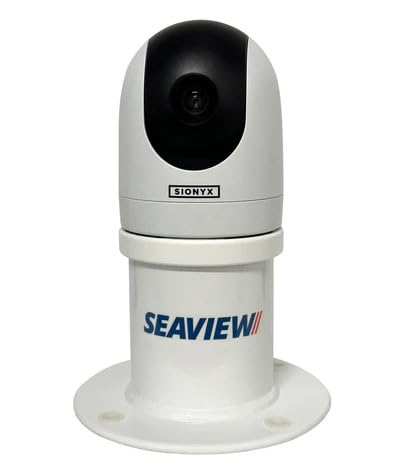 Image of Vertical Camera & Searchlight Mount | 8 inch Base | Concealed Cable Routing