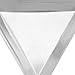 HOODANCOS 6pcs Stainless Steel Weigh Boats Triangular Scale Weighing Trays for Lab Samples Powder Jewelry Epoxy Mixing Industrial Use